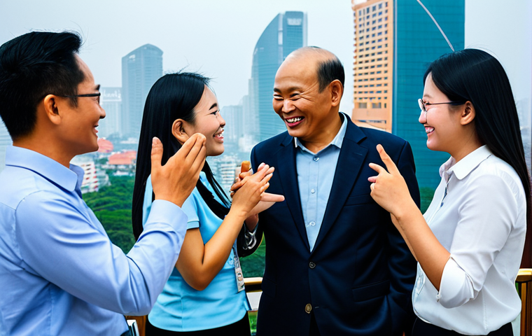번역사 자격증 취득 후 이직 성공 사례 - Professional Translator at Work**

A young professional translator, fully clothed in a modest busine...